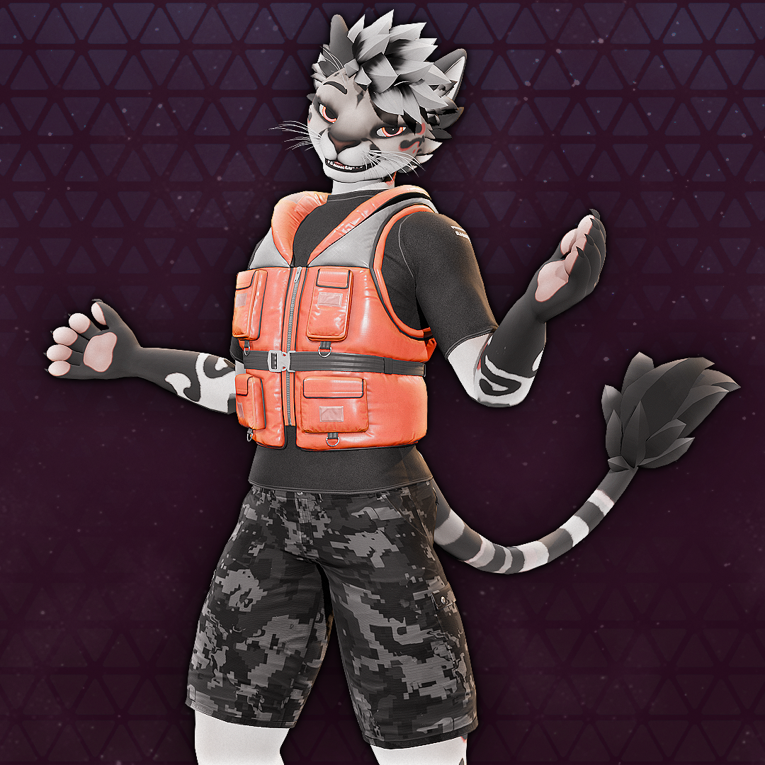 [P.0.E] - Fishing Outfit (Lifejacket, Shorts, Shirt)