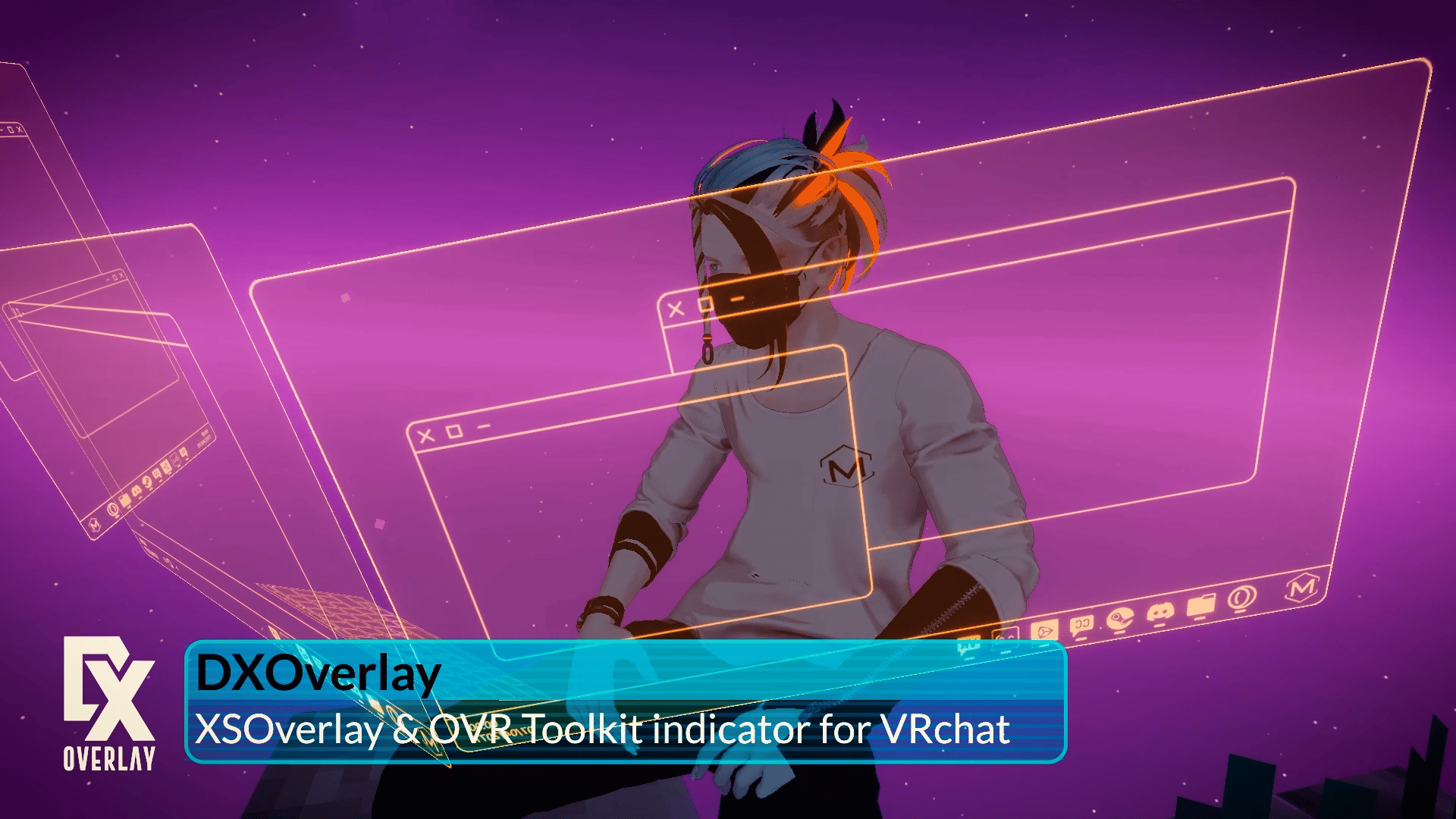 DXOverlay 2.1.1: XSOverlay & OVR Toolkit Indicator for VRChat