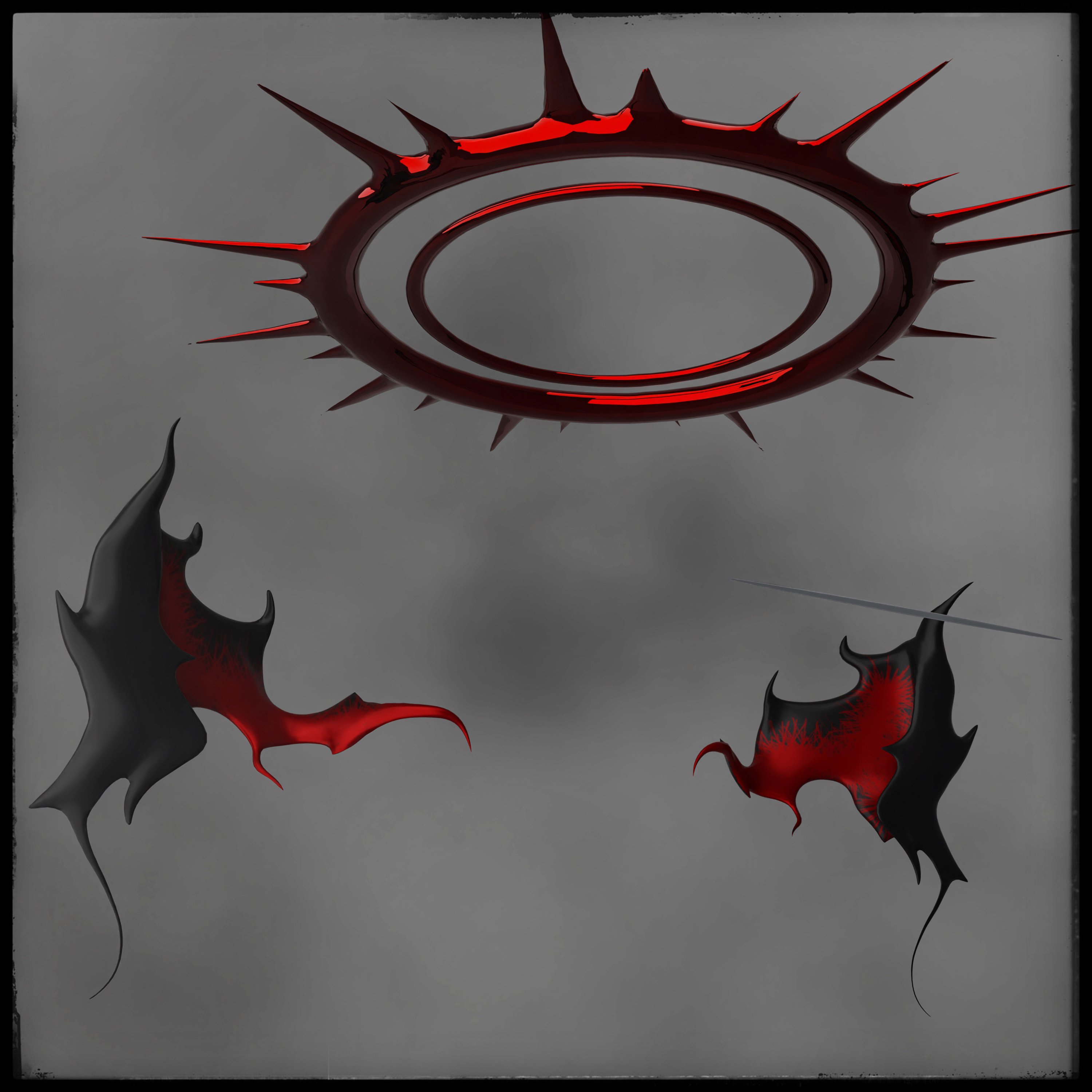 Demon Halo and Wings [ VR-CHAT ]