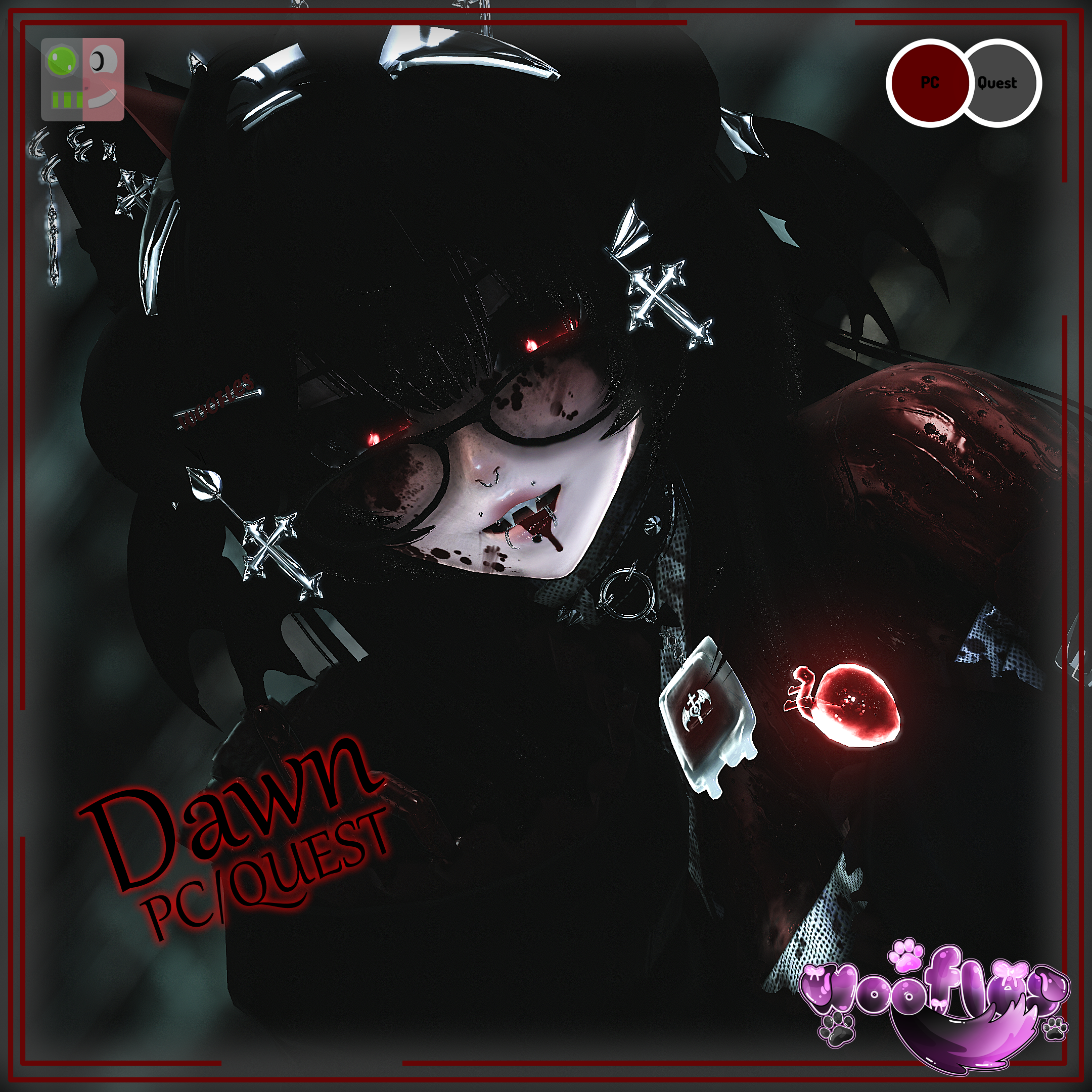 Dawn the vampire PC+Quest+VRCFT+GOGO+Femboy