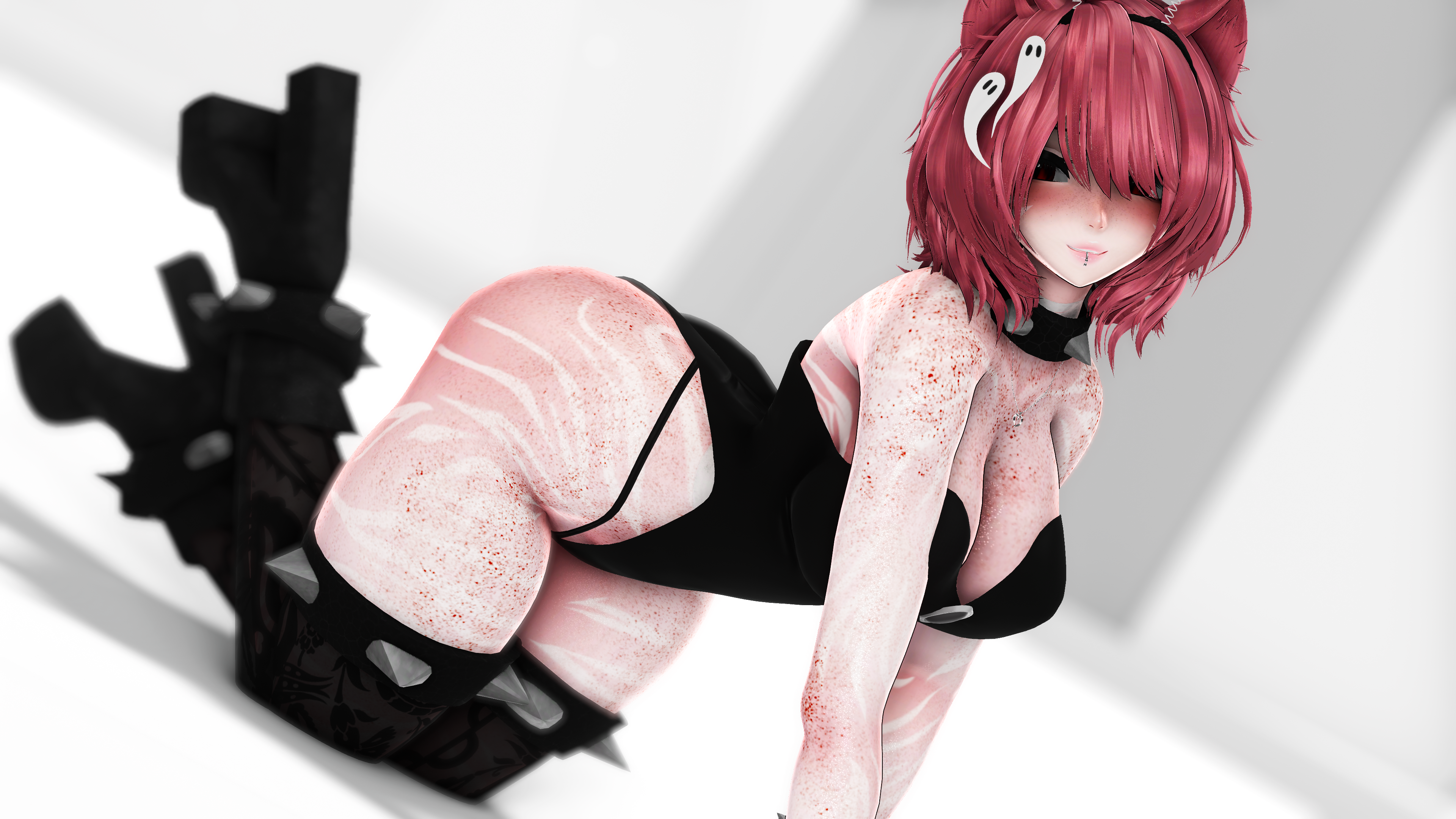 Boosie the Ghost PC+Quest+VRCFT+Femboy