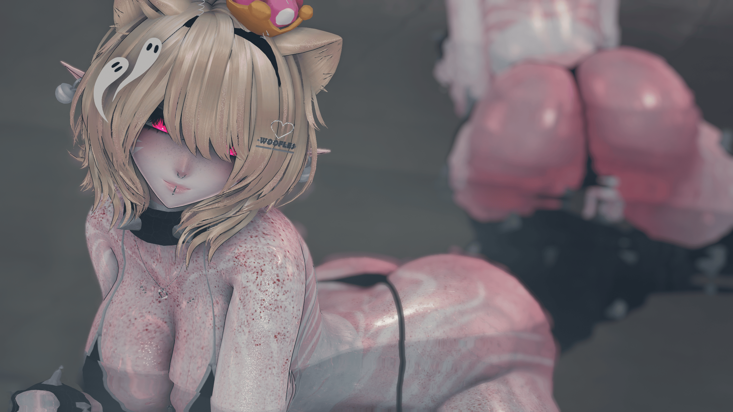 Boosie the Ghost PC+Quest+VRCFT+Femboy