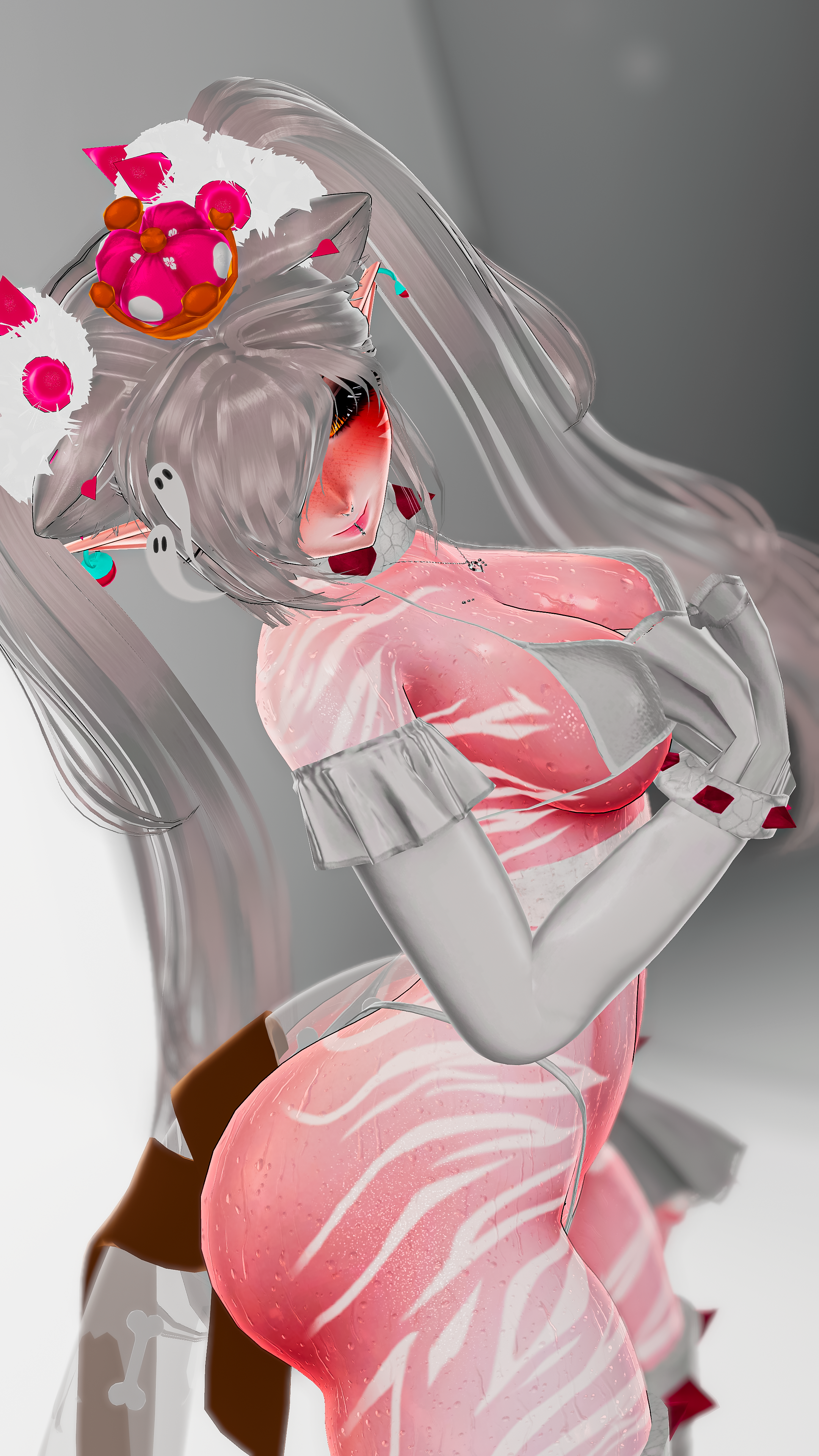 Boosie the Ghost PC+Quest+VRCFT+Femboy