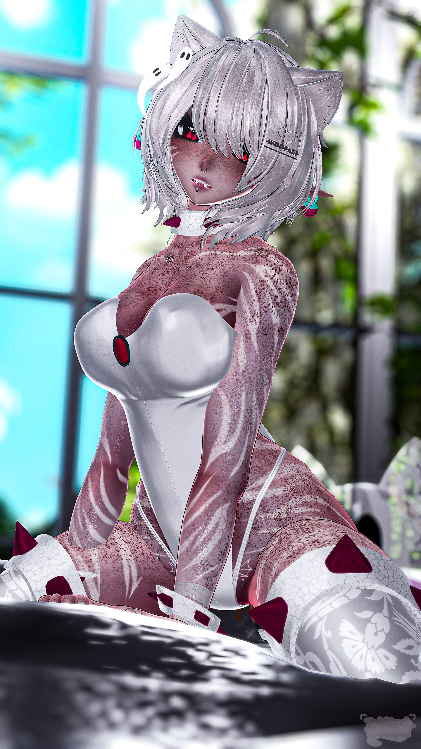Boosie the Ghost PC+Quest+VRCFT+Femboy
