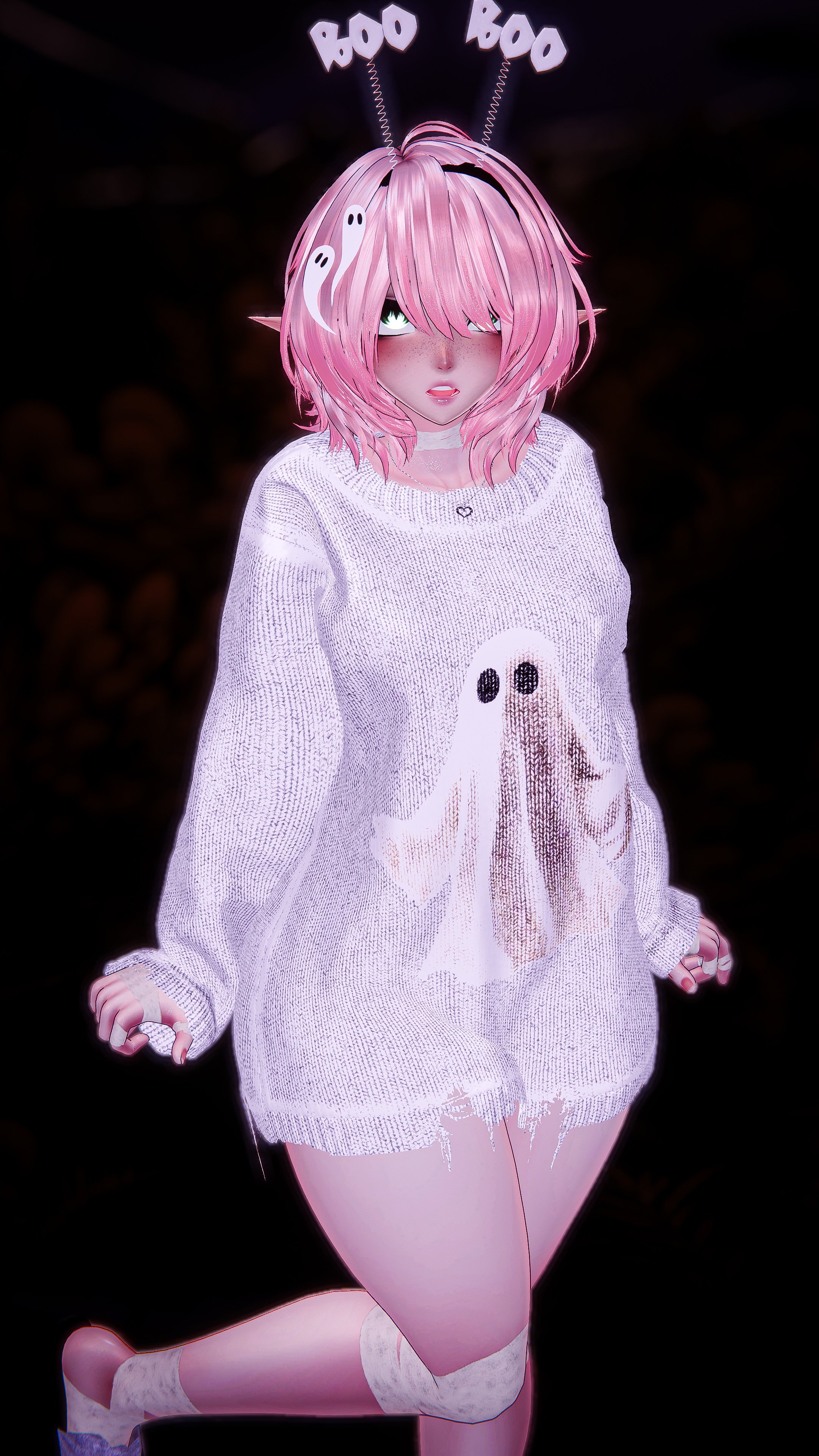 Boosie the Ghost PC+Quest+VRCFT+Femboy