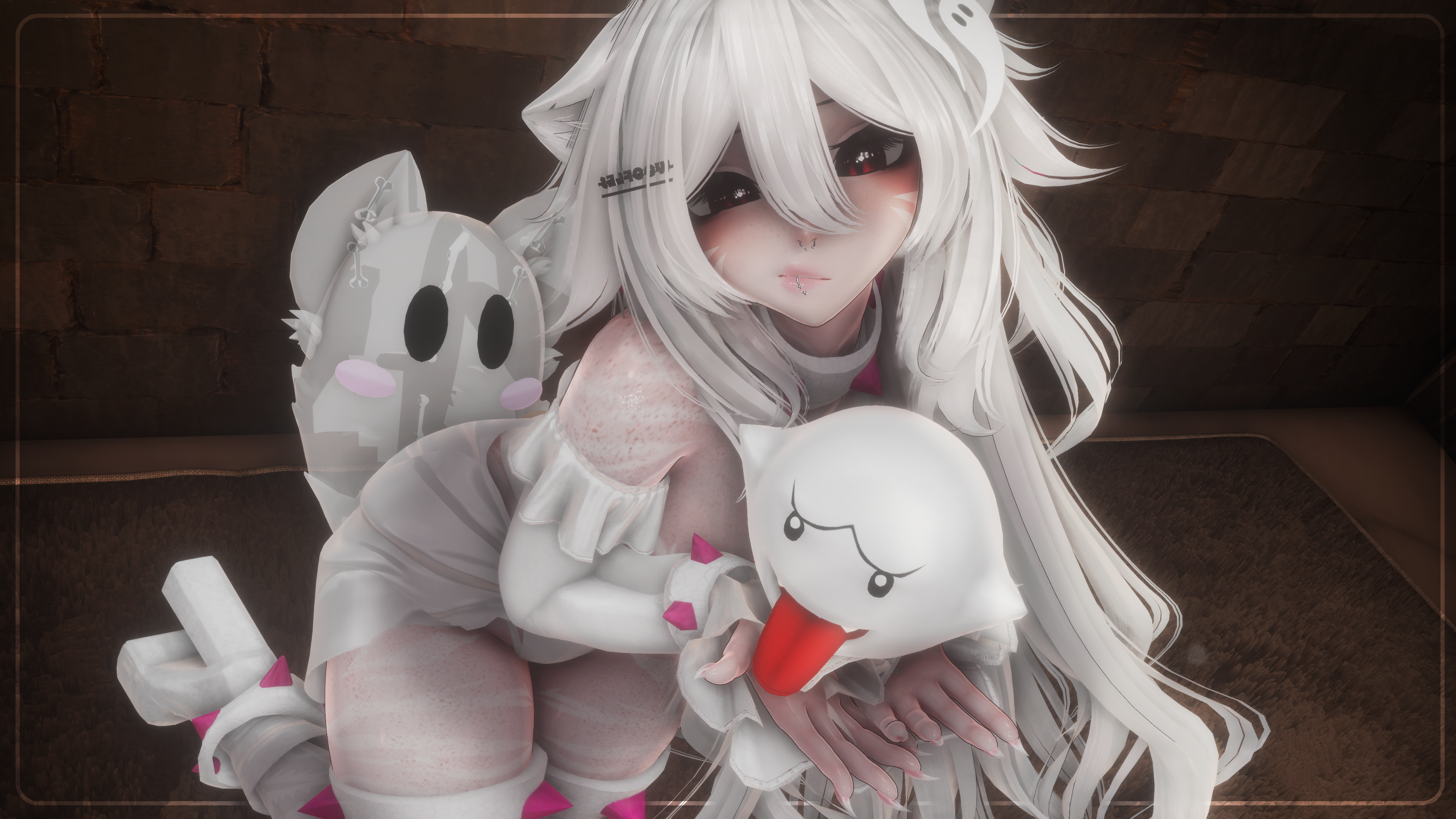 Boosie the Ghost PC+Quest+VRCFT+Femboy