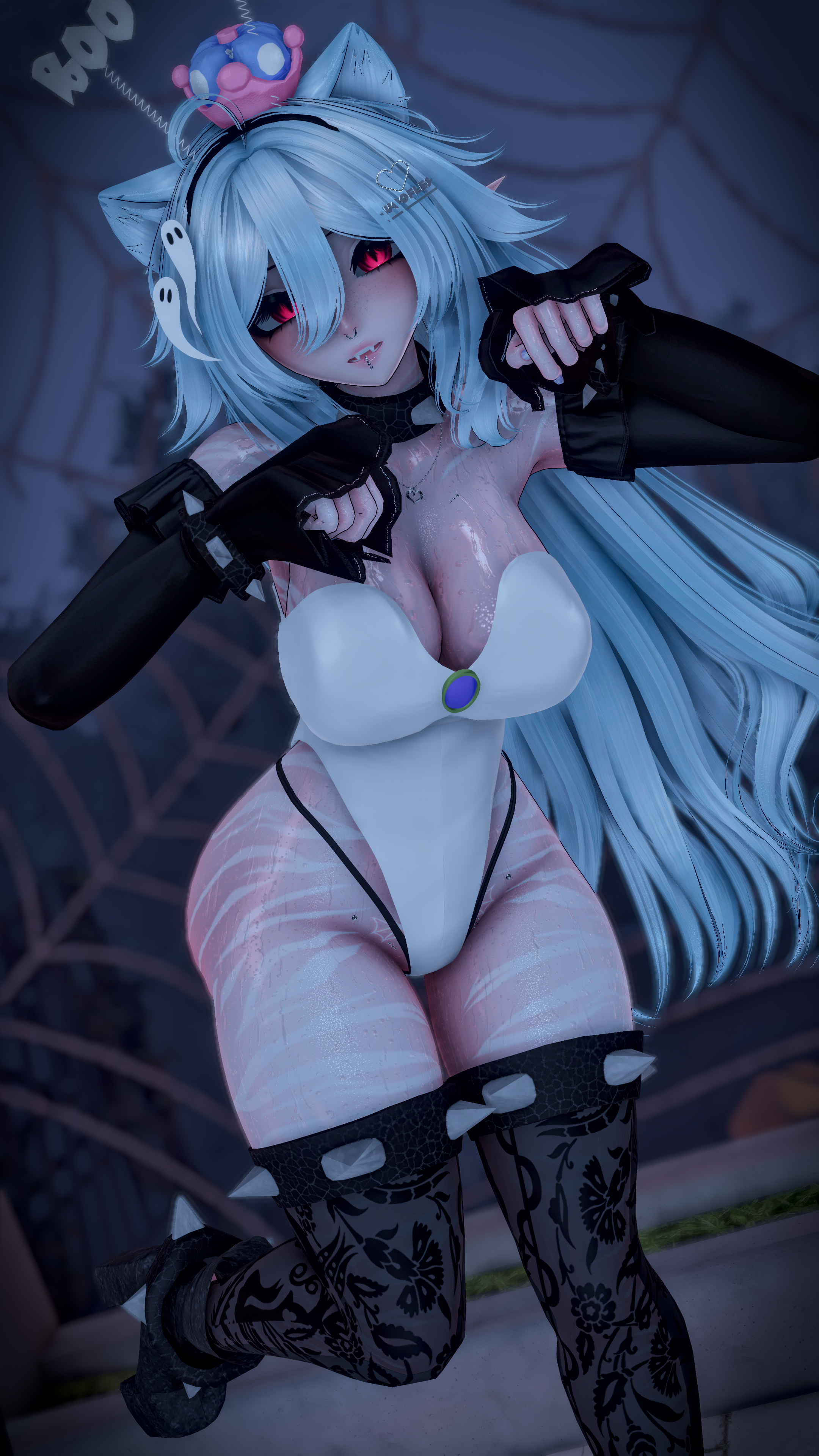 Boosie the Ghost PC+Quest+VRCFT+Femboy
