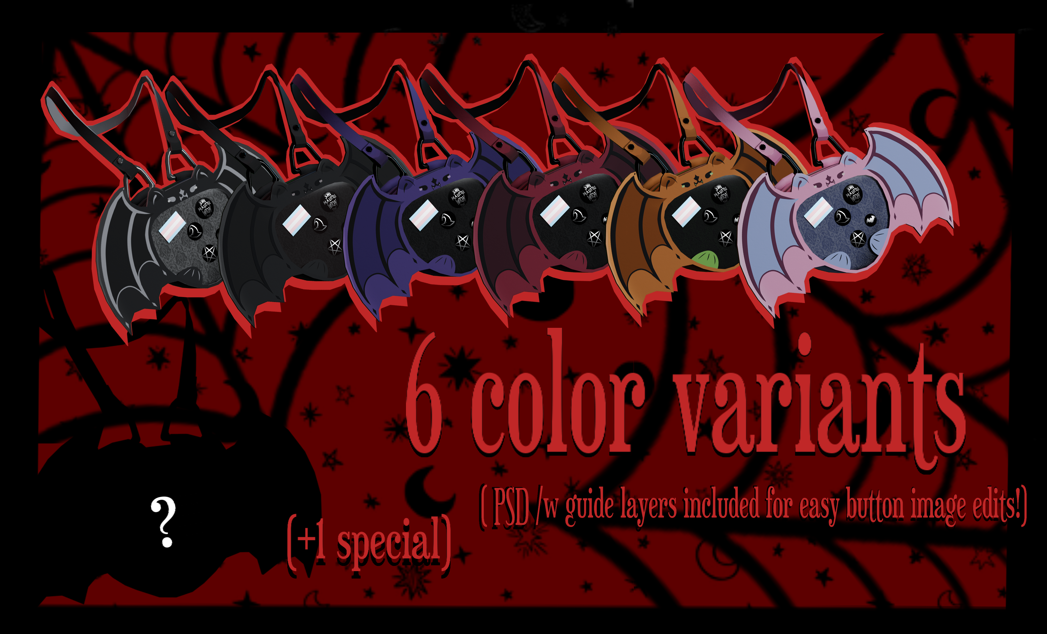 Bat Bag Vrchat Asset (PERSONAL/COMMERCIAL LICENSE)