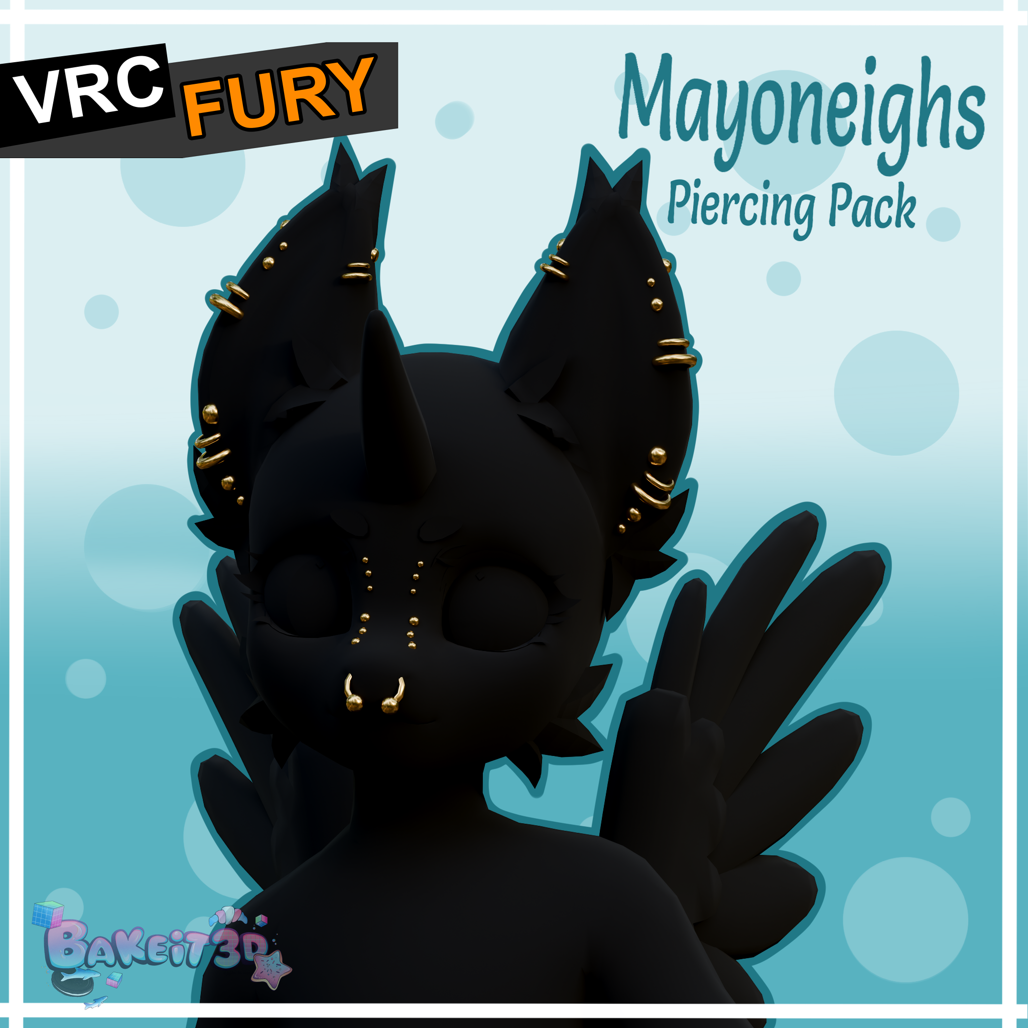 Mayoneighs Piercing Pack (VRCFURY)