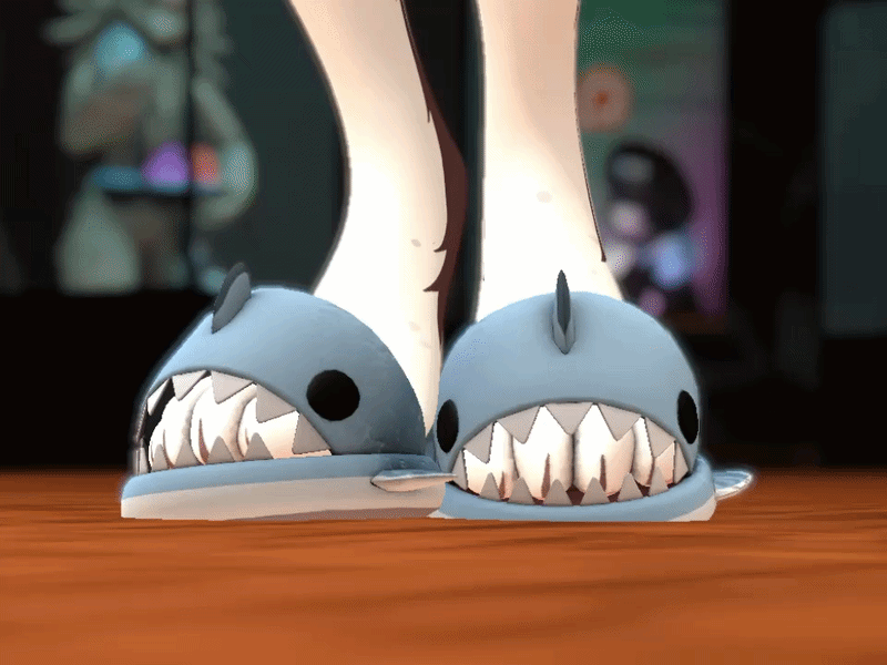 Shark Slippers (PERSONAL/COMMERCIAL LICENSE)