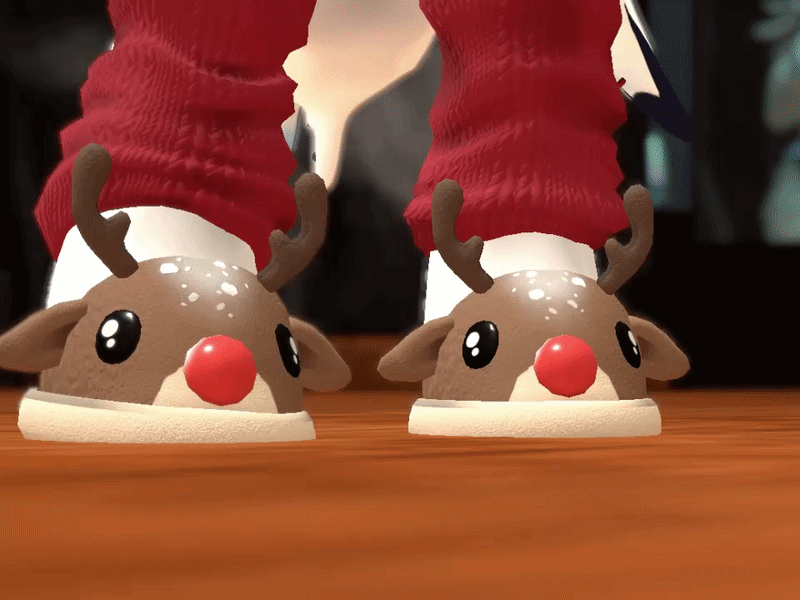 Reindeer Slippers (PERSONAL/COMMERCIAL LICENSE)