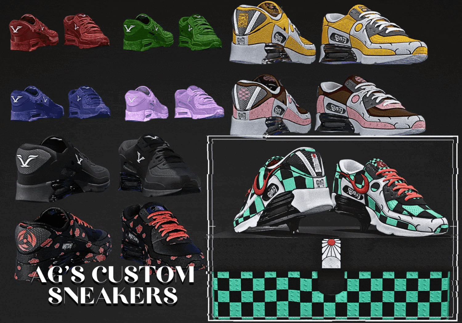 AG's Anime Custom Sneakers