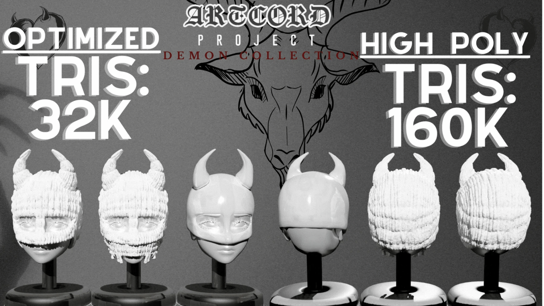  Demonio Mask (3 in 1)