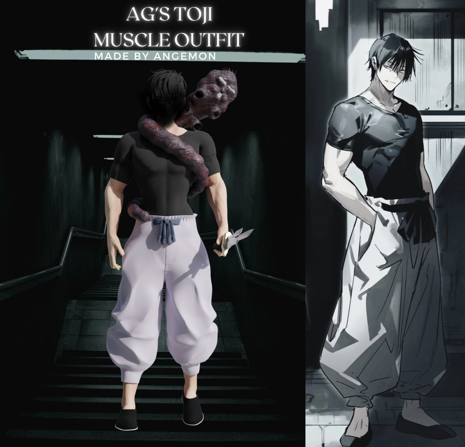 Anime Gym Outfit /// by Angemon