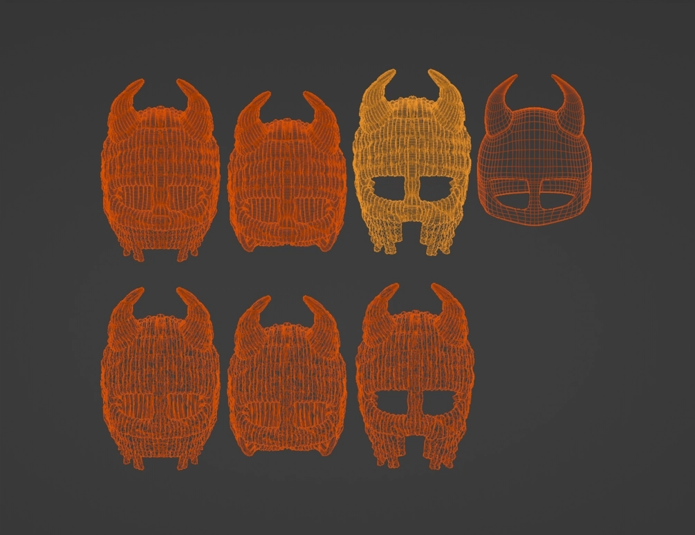 Demonio Mask 3 IN 1