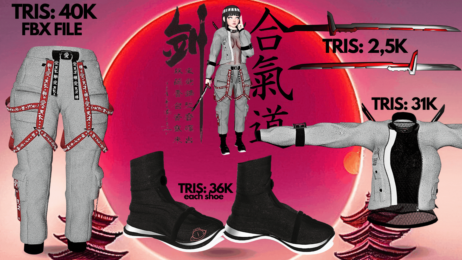 Shinobi Outfit + Katana