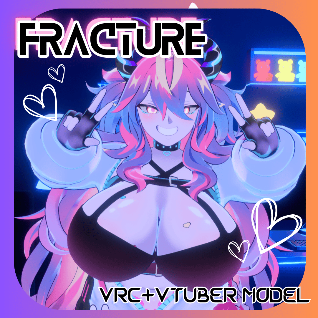 FRACTURE Thicc Avatar [VRChat/Vtuber][ARKit compatible]