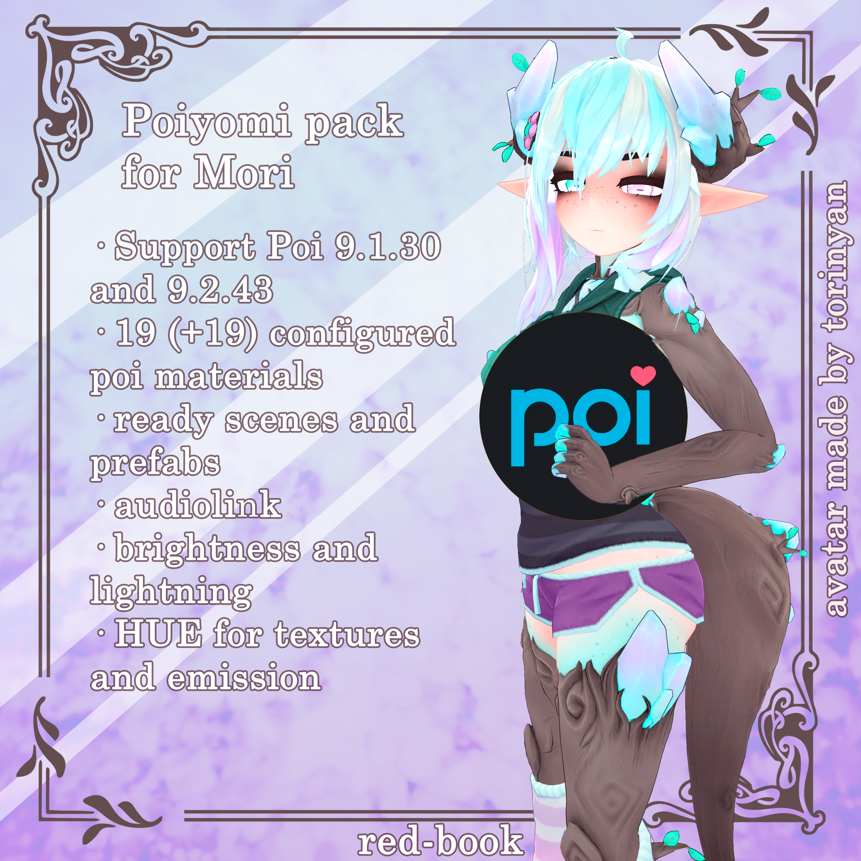 [red-book] Poiyomi pack for Mori 