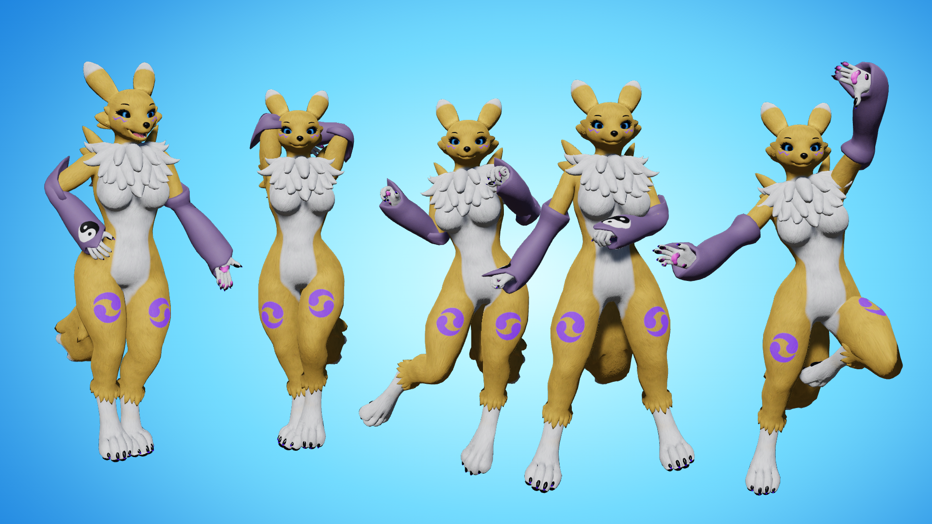 Renafox VRC Avatar (PC + Quest)