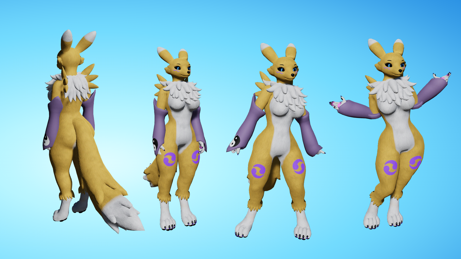 Renafox VRC Avatar (PC + Quest)