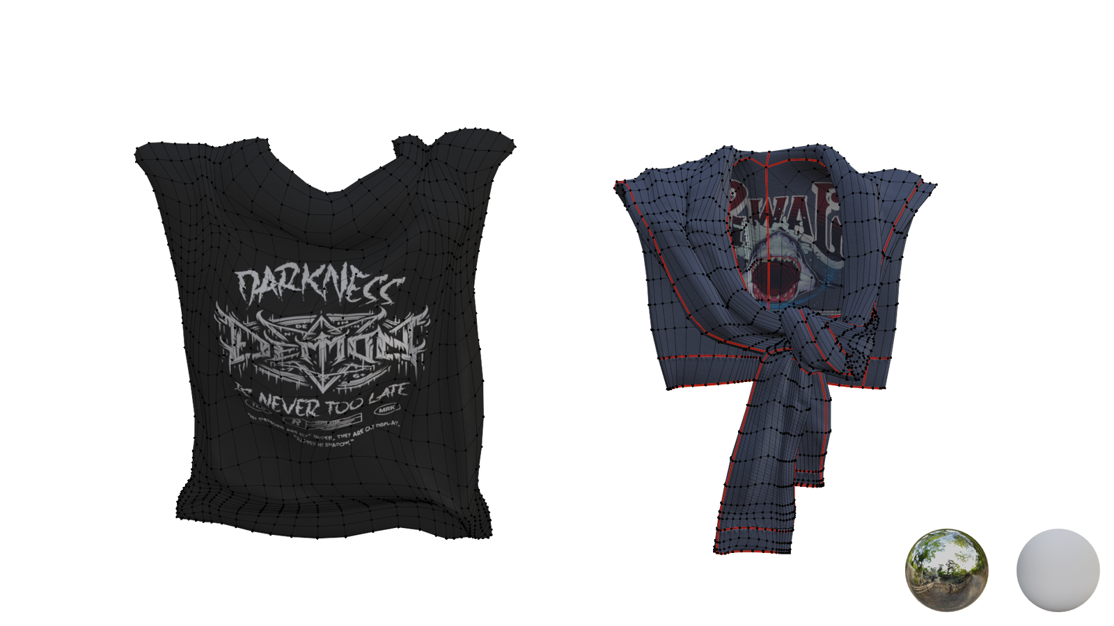 Sweaters Tied Around the Neck