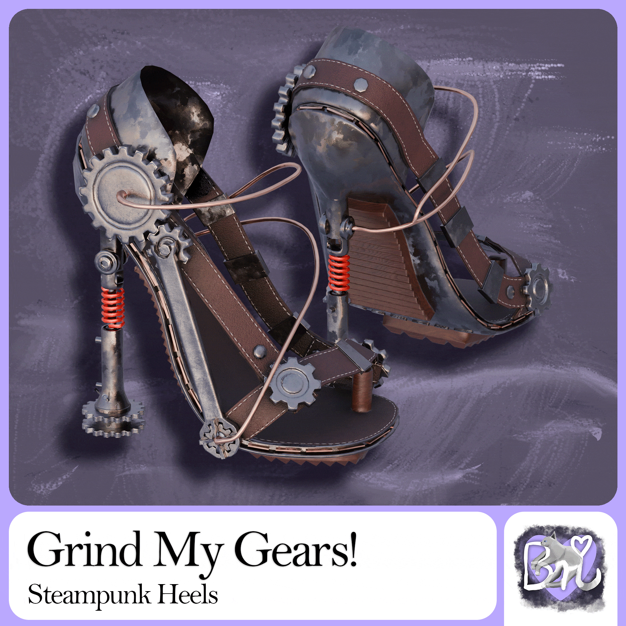 Grind My Gears! - Steampunk Heels