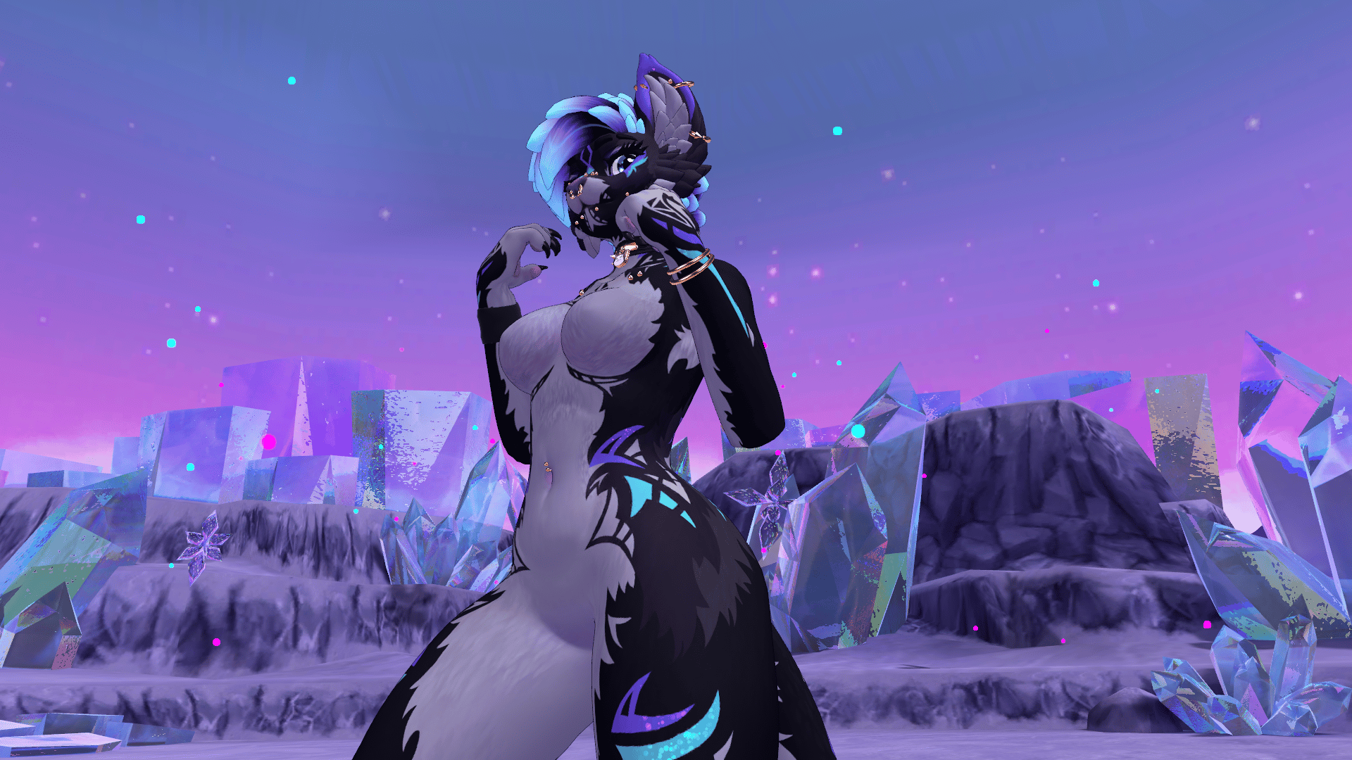 Nightglow Neko - Ziva Texture