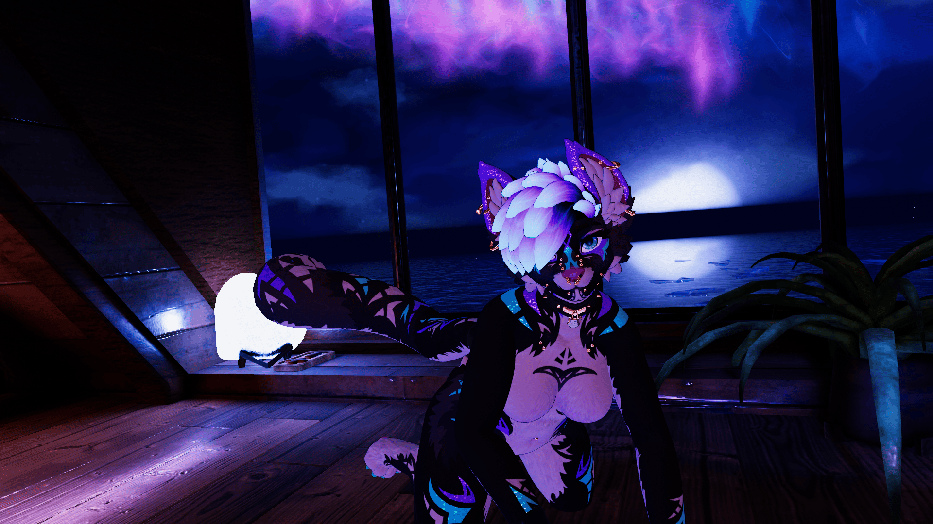 Nightglow Neko - Ziva Texture
