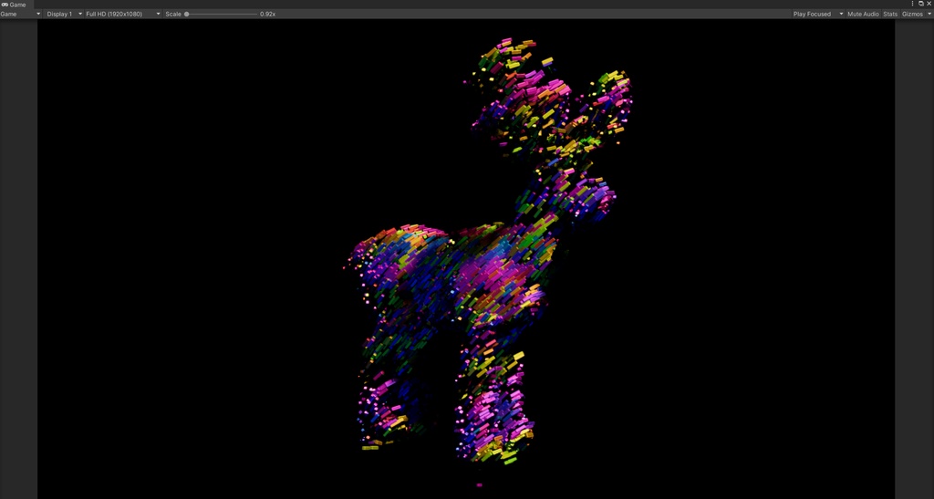 Unity VFX Graph:SDF Model Particle Deformation