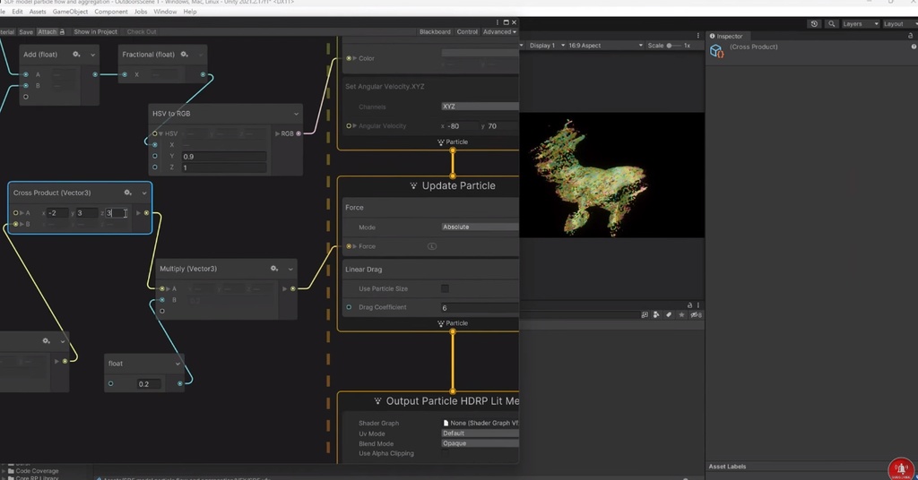 Unity VFX Graph:SDF Model Particle Deformation
