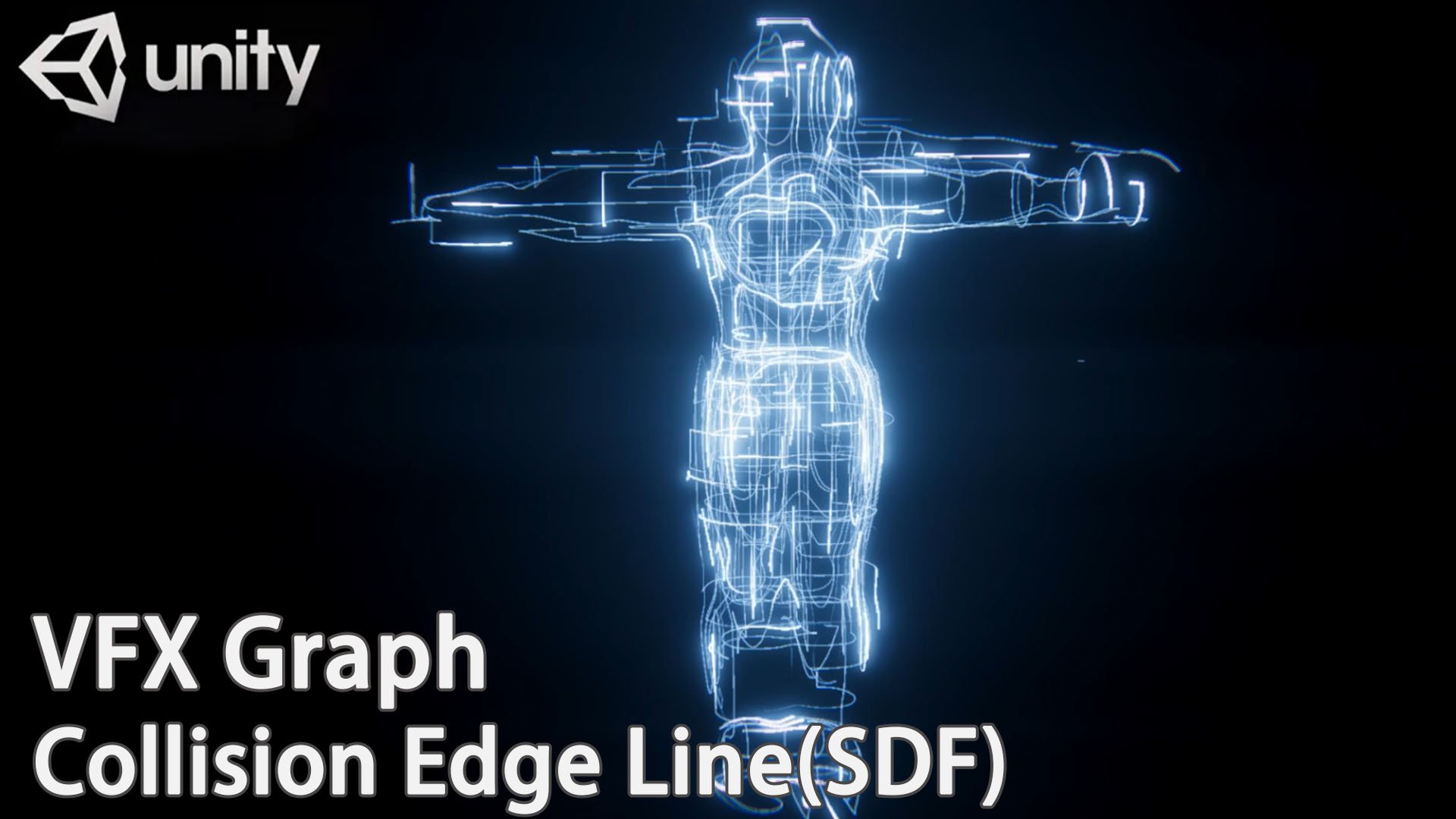 Unity VFX Graph:Collision Edge Line(SDF)