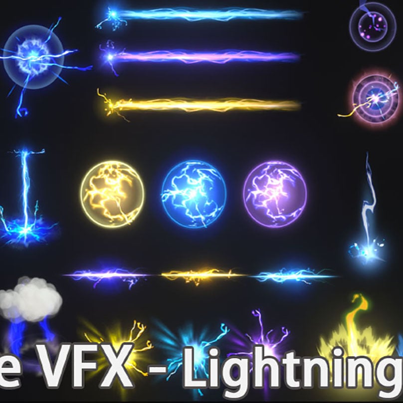 Unity Game VFX：Lightning Effect Collection
