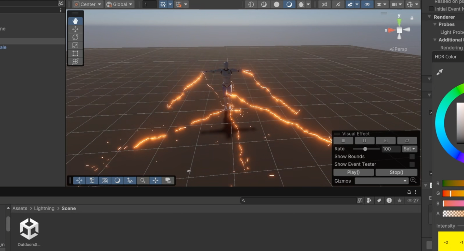 Unity VFX Graph:Electric and Collision Sparks