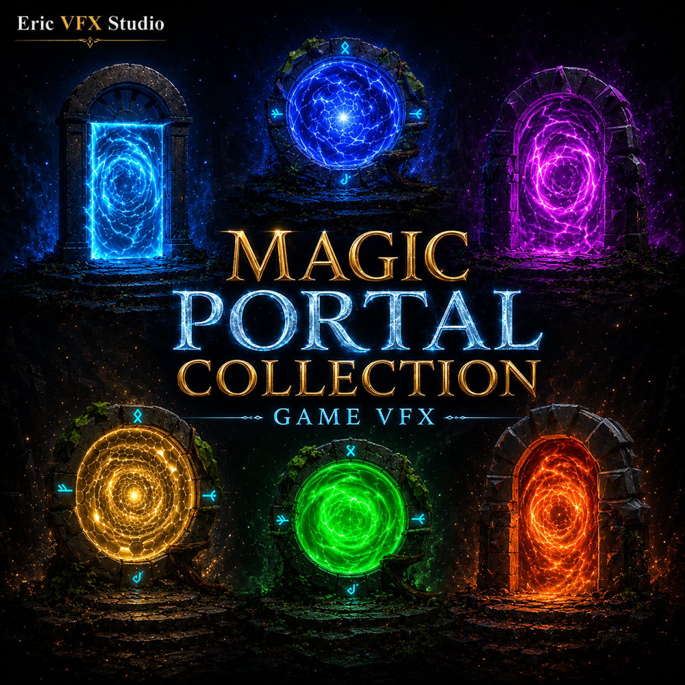 Unity Game VFX - Magic Portal Collection