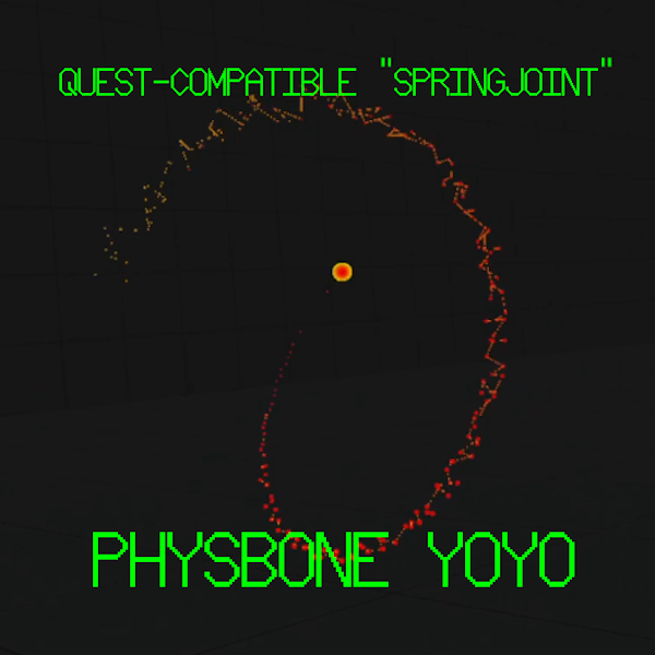 VRChat Quest-compatible "Springjoint" Physbone Yoyo