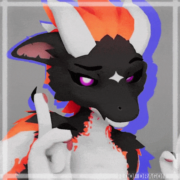 Floof Dragon(PC/Quest/Face Tracked)
