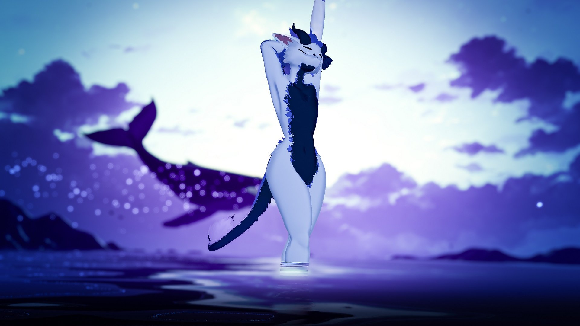 Floof Dragon(PC/Quest/Face Tracked)