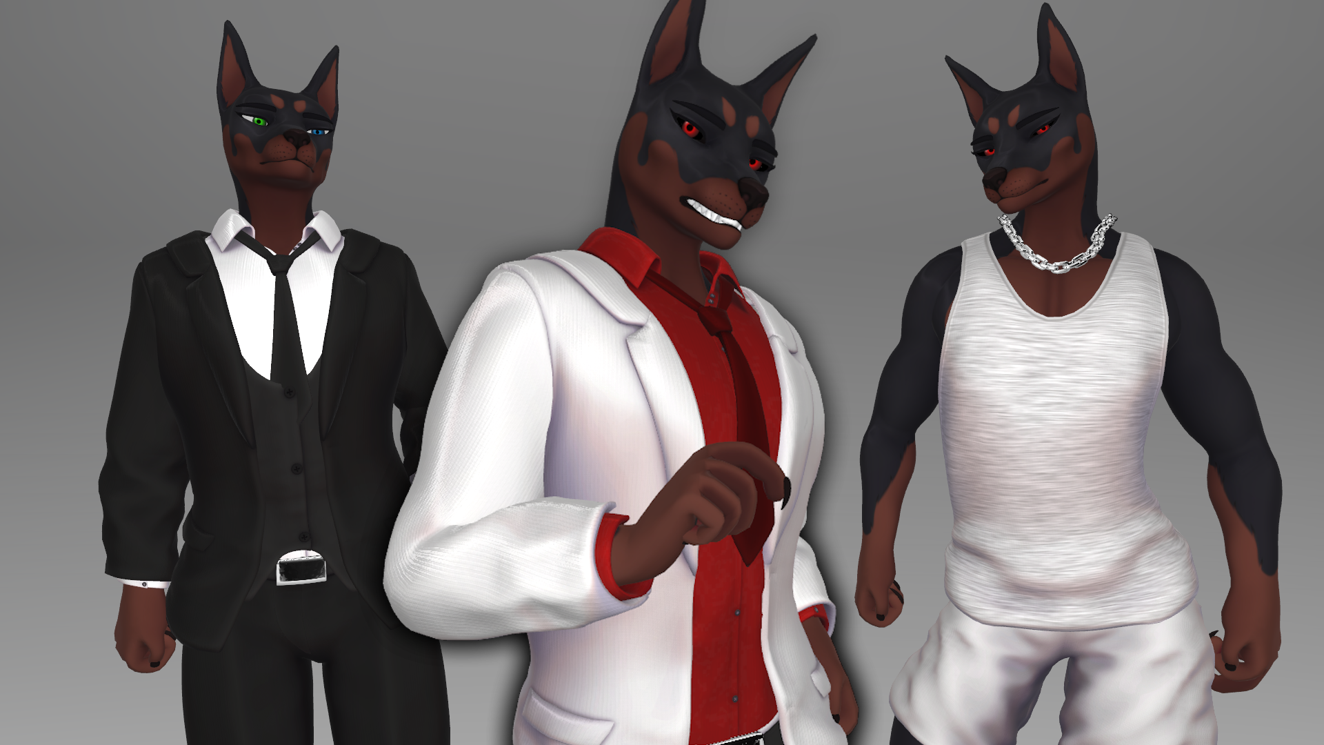 Dev Dobermann (VRChat Avatar)