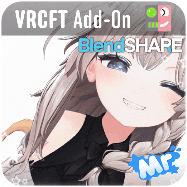 「しなの」 (Shinano) VRCFT (Face Tracking/フェイストラッキング) Add-On