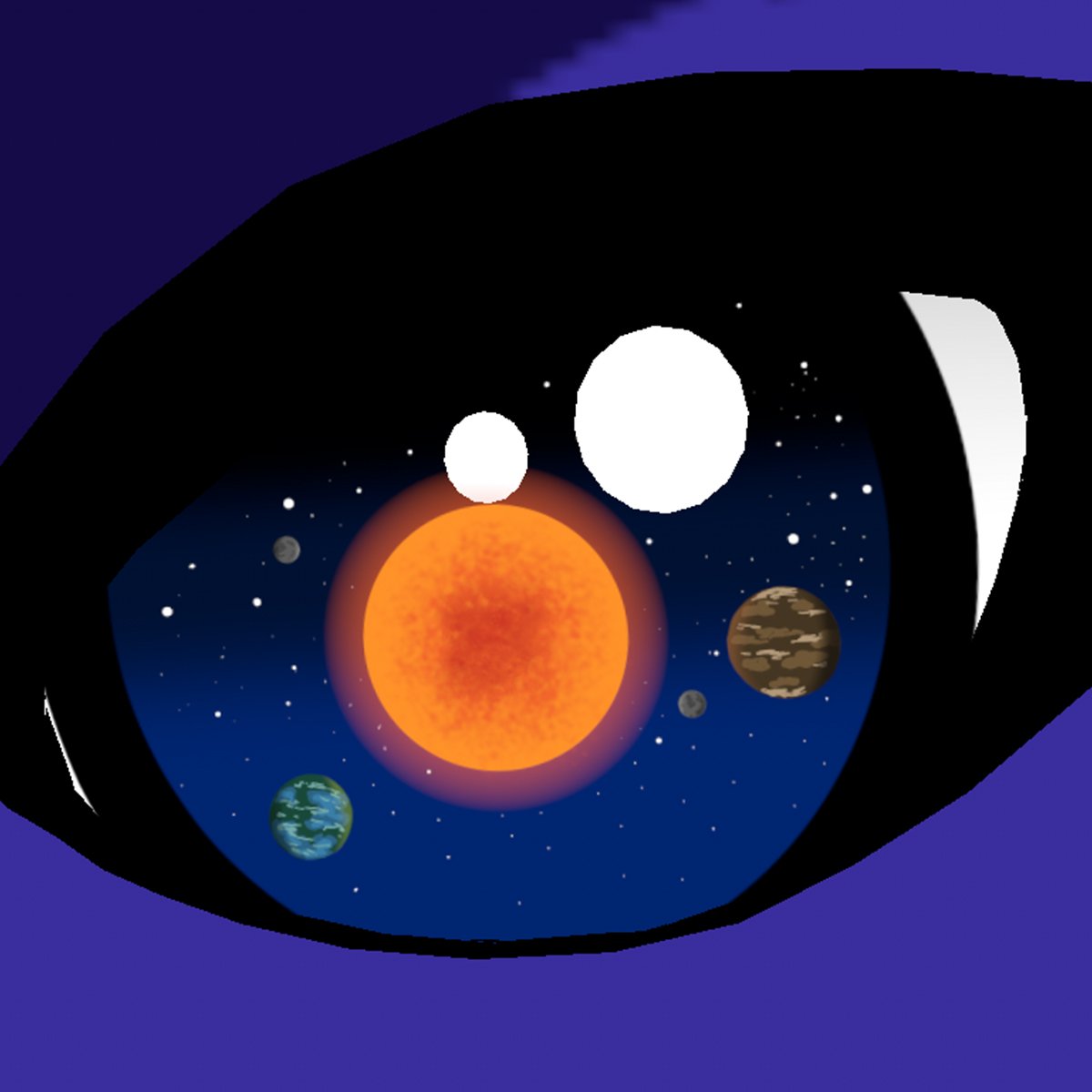 Novabeast Solar System Eyes Texture