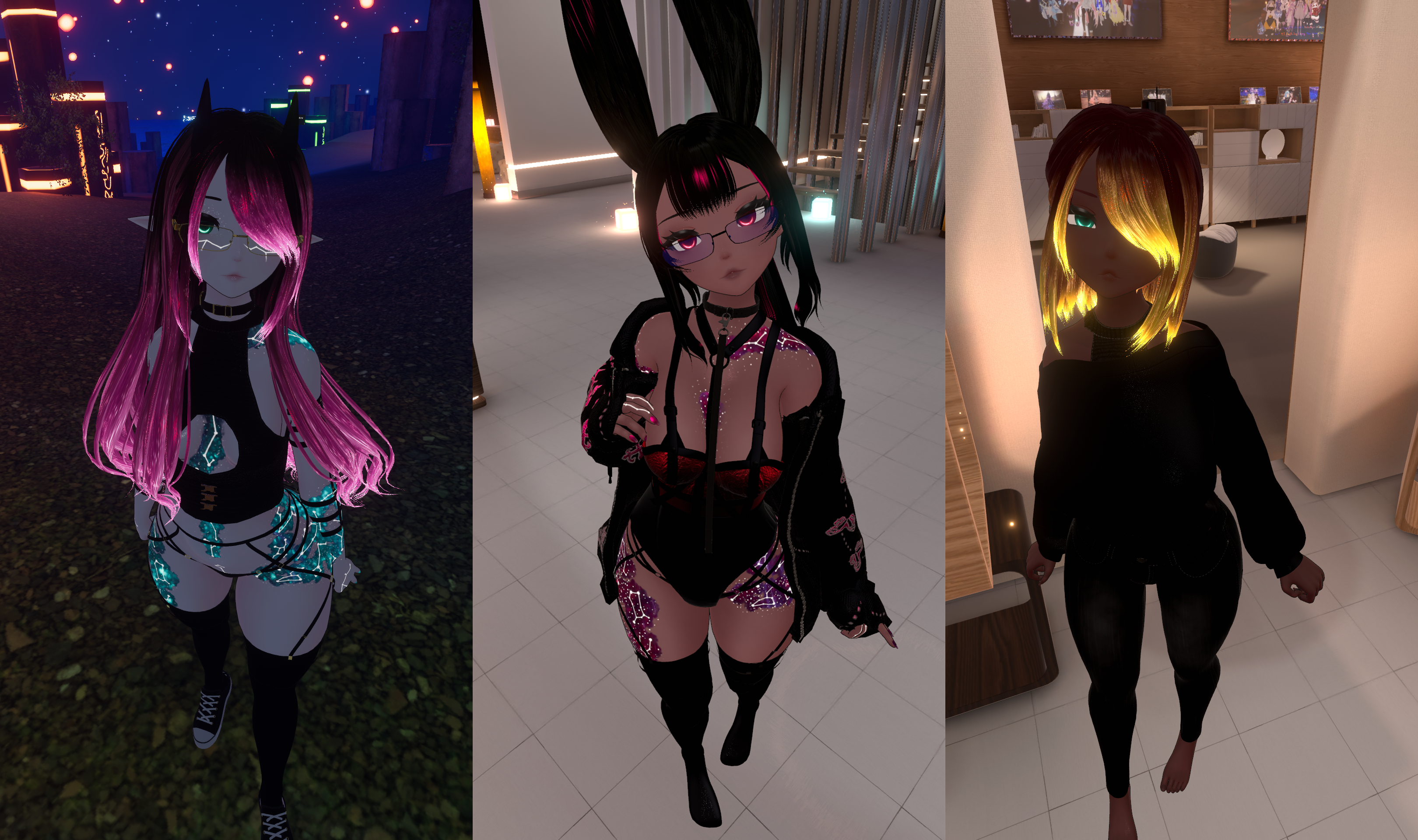 Blue the Space Bunny ππ (PC, OPTI, QUEST, VRCFT / Face Tracking, SPS, Gogo Loco)