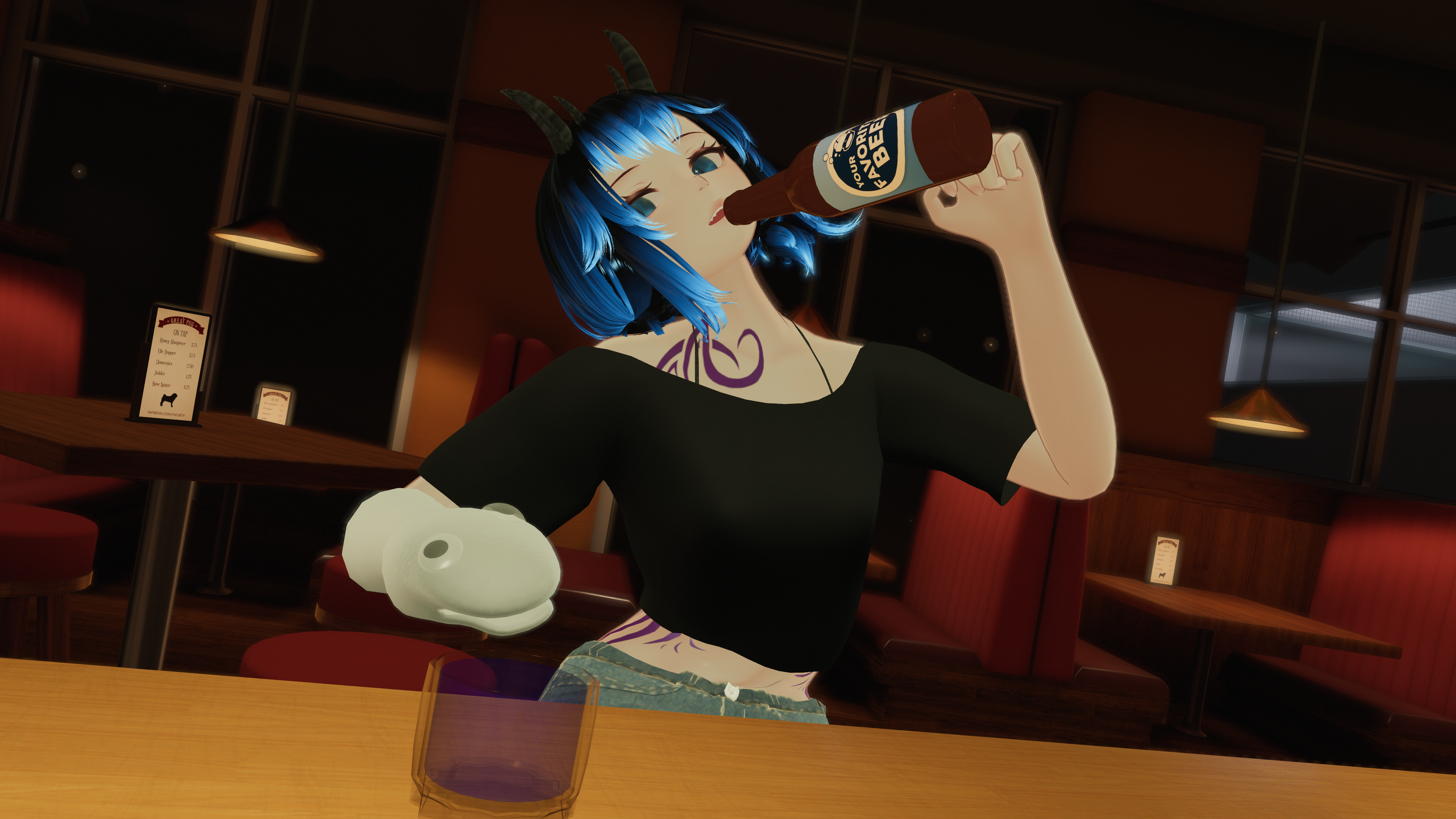 Penny the Goofy Dino π¦ (FREE), (Female / Femboy, PC, QUEST, Gogo Loco, VRCFT / Face Tracking)