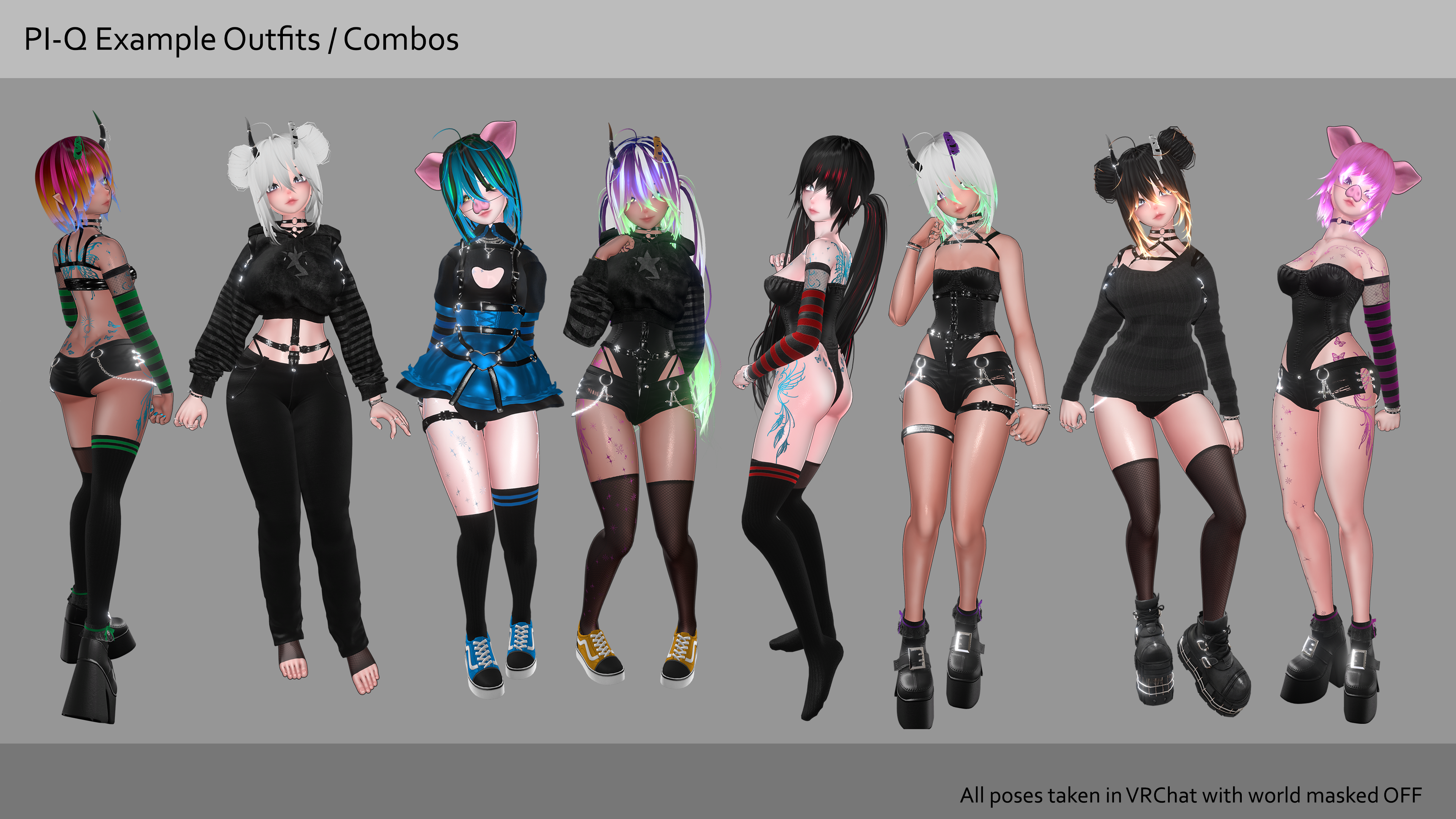 PI-Q the Hungry Piggy π· (Female / Femboy, PC, OPTI, QUEST, Gogo, VRCFT / Face Tracking, SPS, Lolipop)