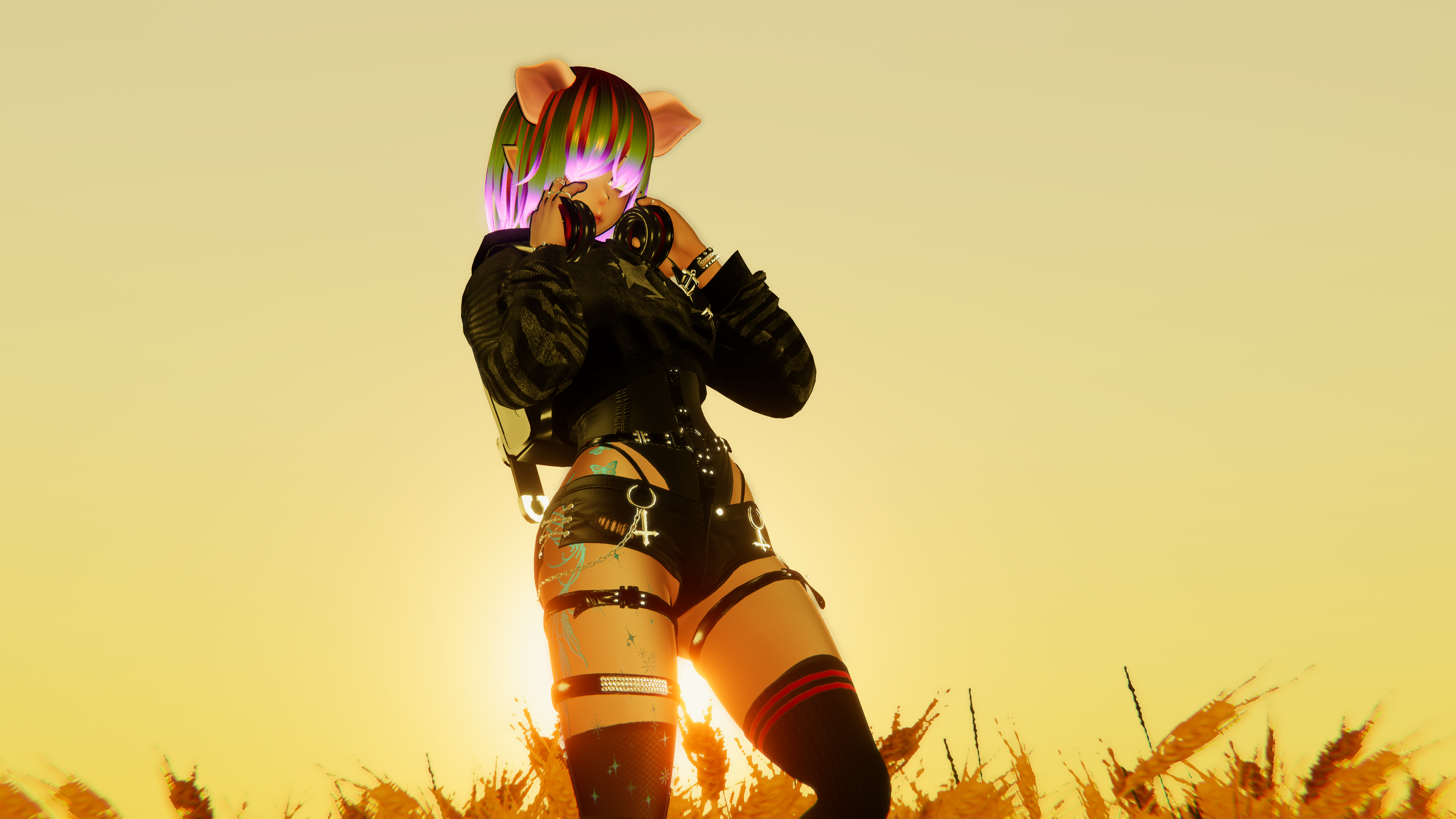 PI-Q the Hungry Piggy π· (Female / Femboy, PC, OPTI, QUEST, Gogo, VRCFT / Face Tracking, SPS, Lolipop)