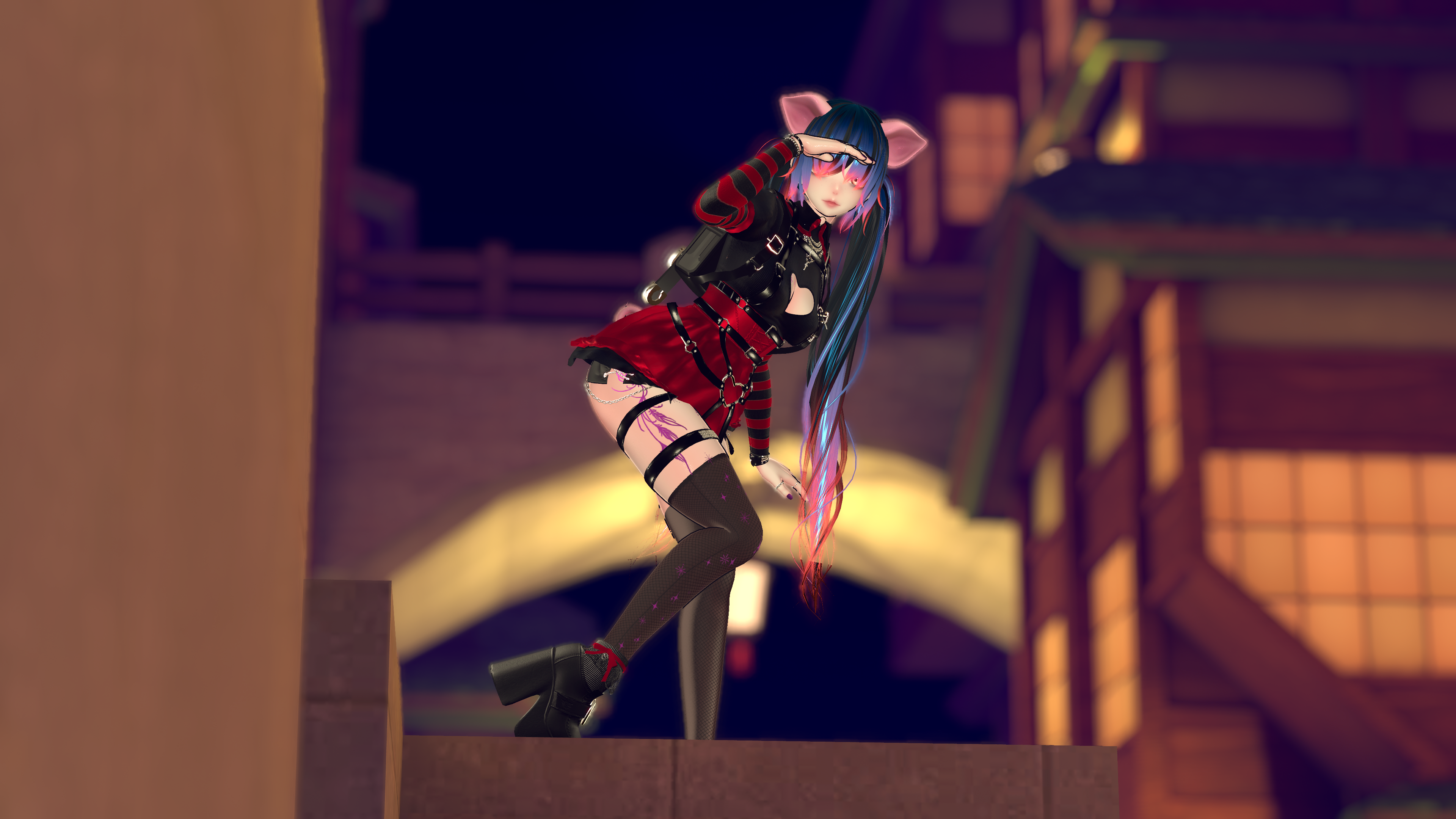 PI-Q the Hungry Piggy π· (Female / Femboy, PC, OPTI, QUEST, Gogo, VRCFT / Face Tracking, SPS, Lolipop)