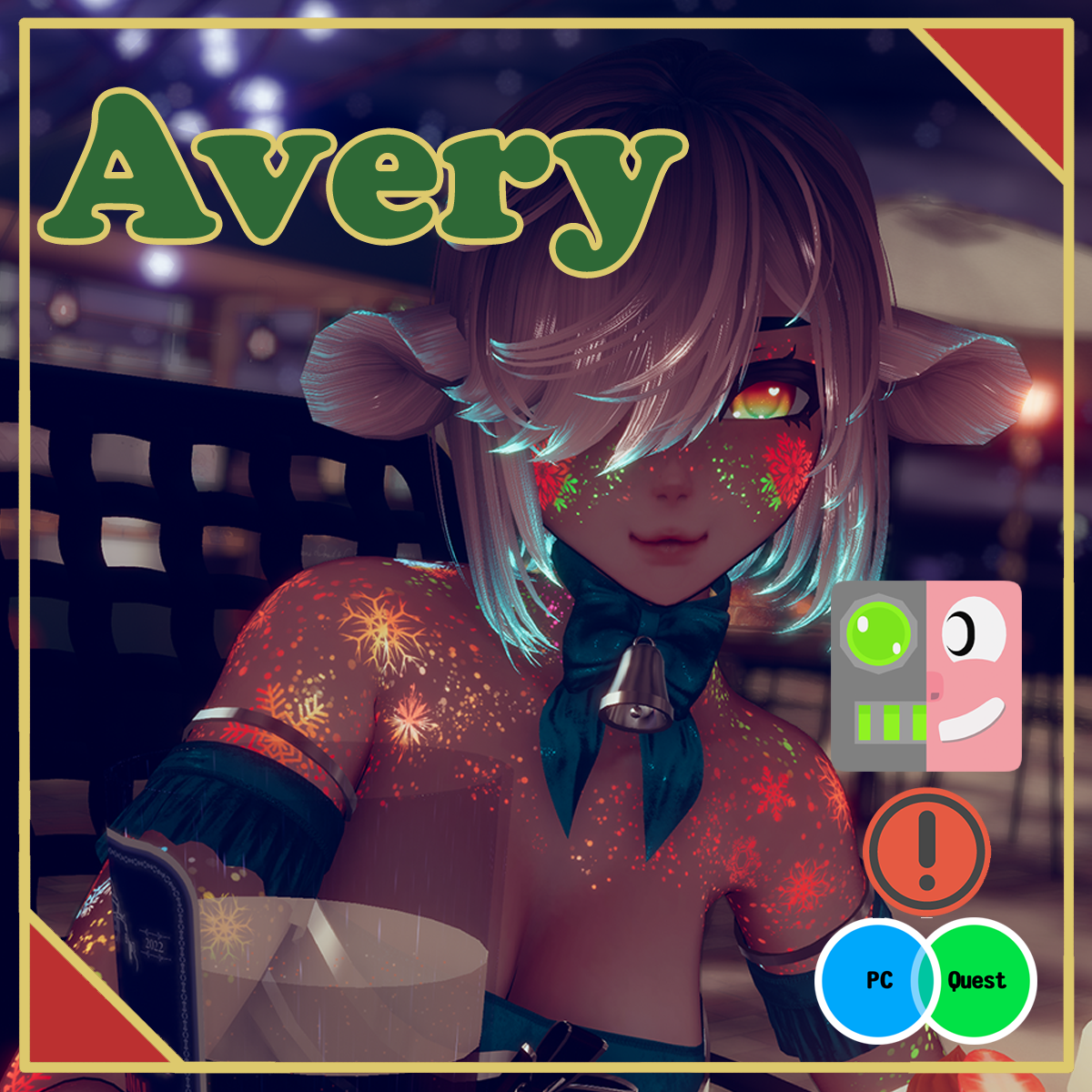 Avery the Darling Deer 🦌 (PC, QUEST, Gogo, VRCFT / Face Tracking, SPS)