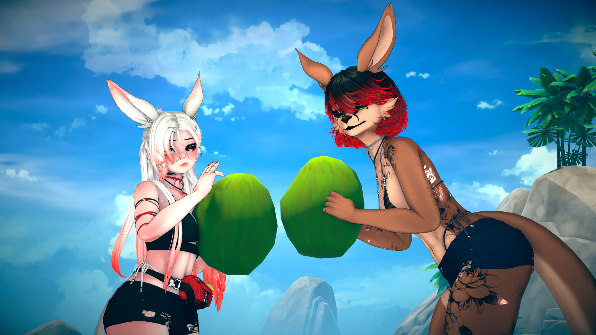 Kanga by Rue (Female / Femboy / Furry, PC, OPTI, QUEST, Gogo, VRCFT / Face Tracking, SPS, LOLIPOP)