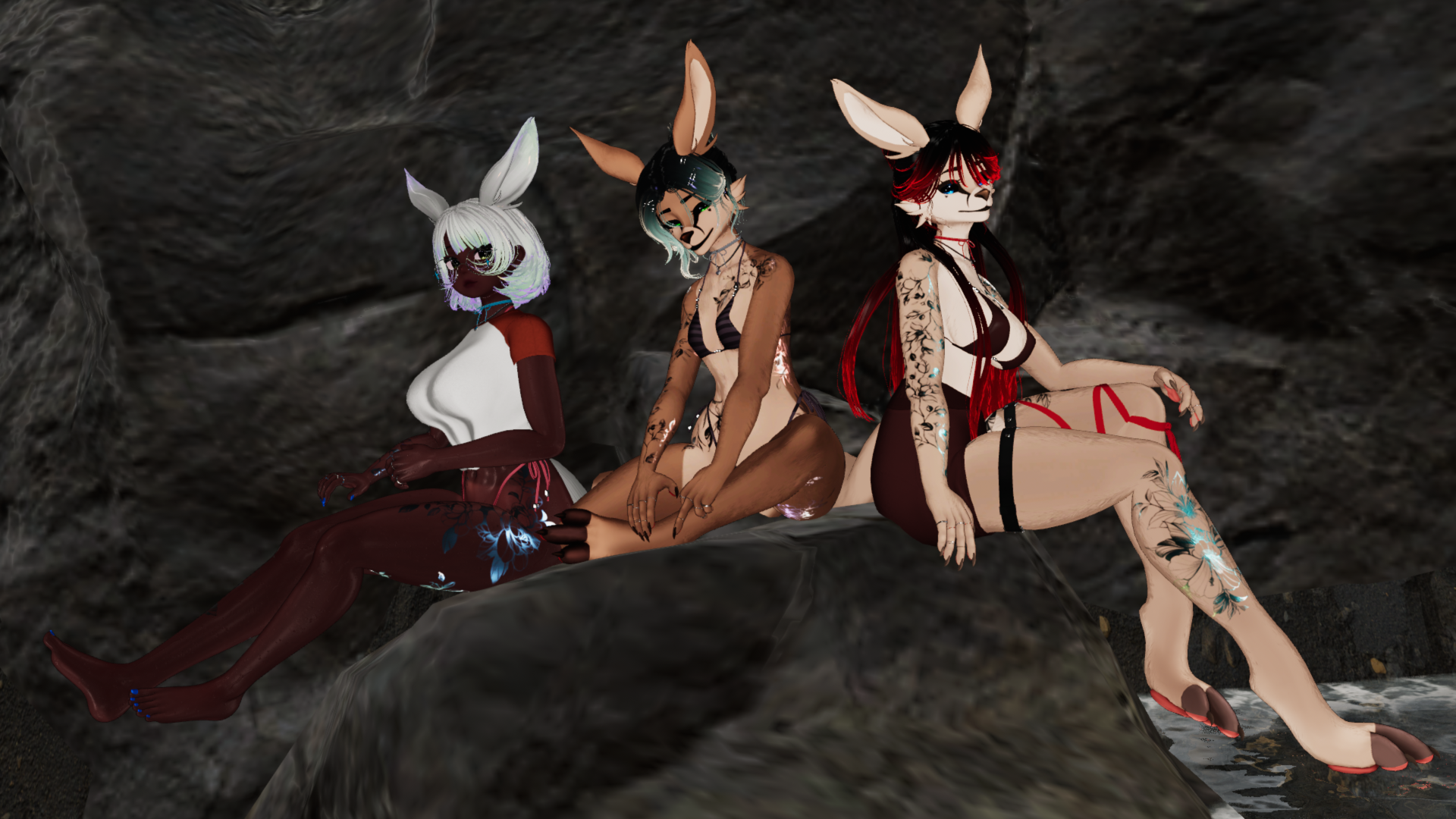 Kanga by Rue (Female / Femboy / Furry, PC, OPTI, QUEST, Gogo, VRCFT / Face Tracking, SPS, LOLIPOP)