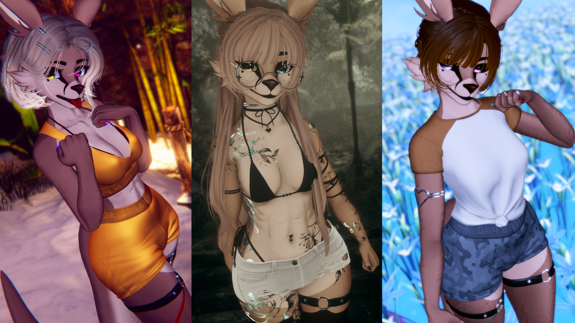 Kanga by Rue (Female / Femboy / Furry, PC, OPTI, QUEST, Gogo, VRCFT / Face Tracking, SPS, LOLIPOP)