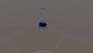 "Spider Lliy Earring"